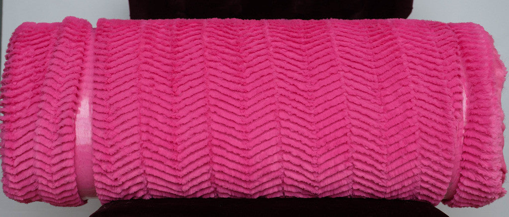 Shannon Fabrics Luxe Cuddle, 58-60# wide, Fuchsia