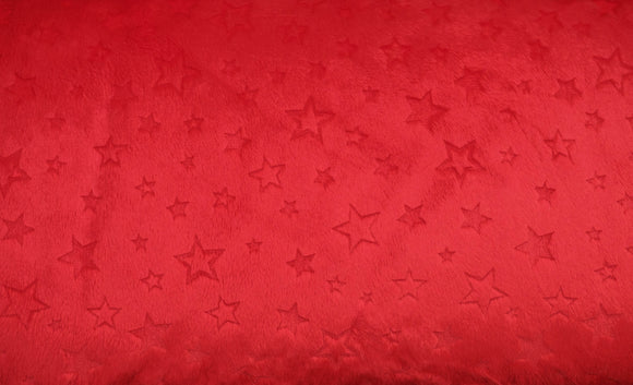 Shannon Fabrics Cuddle Embossed Stars 58-60