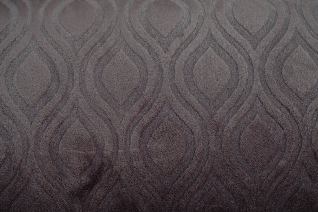 Shannon Fabrics Cuddle Embossed Marquise 58-60" Wide, Gray