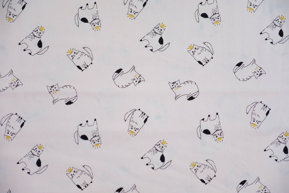 Quilting Fabric Lecien Ciururu, Cotton Canvas