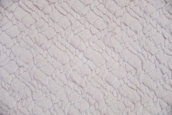 EZ Fabrics Madagascar, Faux Fur, 58-60# wide, Rose Water, Embossed