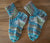 Socks--Hand Knit From SPUD AND CHLOE FINE AND STRIPEY FINE size: child
