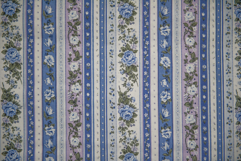 Cotton Fabric-Rapiecage Fleur From Rapi Collection, White, Made in Japan
