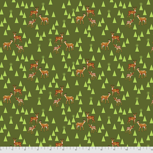 Holiday Homies Flannel, ROAD TRIP - Pine Fresh, FNTP003 PINEFRESH, from Tula Pink for Free Spirit