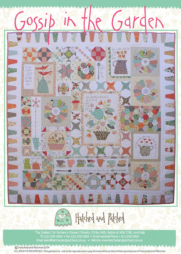 Pattern Gossip in the Garden from Hatched and Patched, HAPA403