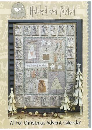 Pattern All For Christmas Advent Calendar # HAPP122 by Anni Downs from Hatched and Patched