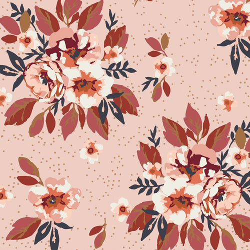 Fabric TOGETHERNESS AT HEART from Art Gallery, Homebody Collection HMB-44950