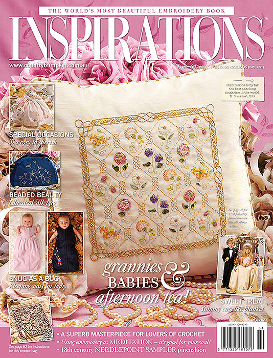 Inspirations - Embroidery Magazine from Australia, Issue #64, Special Occasions
