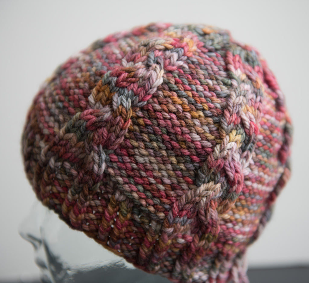 Hat from Malabrigo Chunky Yarn, Milonga - Knitted