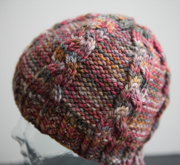 Hat from Malabrigo Chunky Yarn, Milonga - Knitted