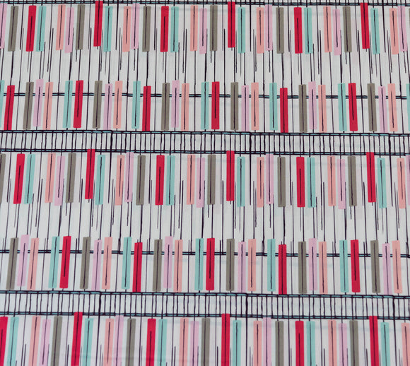 Fabric The Key of Hue from Art Gallery, Heart Melodies Collection HME-80407