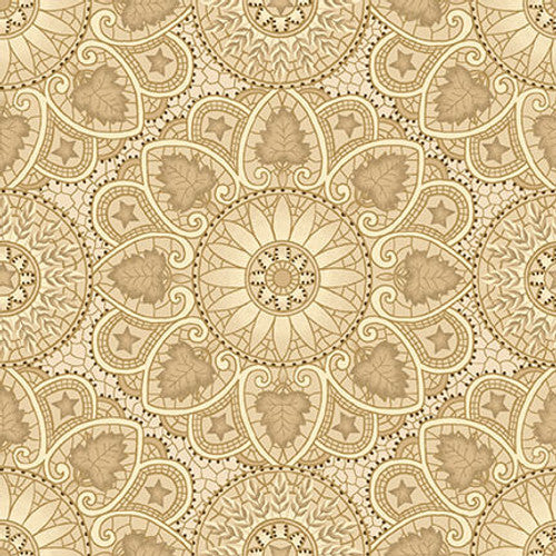 Henry Glass Fabric Mandala Allover PT 464-44 from COTTAGE LINENS 108