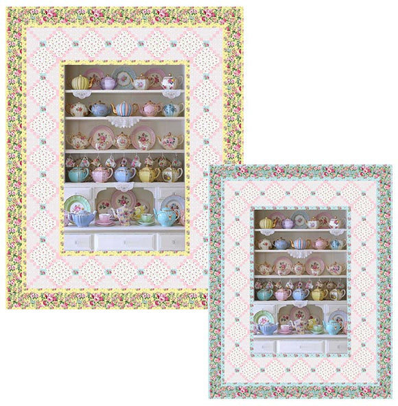 Pattern Framed in Lace PTN-3005 by  Laureen Smith of Tourmaline & Thyme Quilts, 51