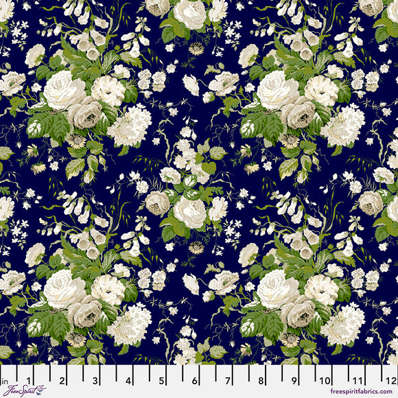 Fabric Stapleton Park Small - Indigo, from A Celebration of Sanderson Collection, for Free Spirit, PWSA016.INDIGO