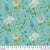 Fabric Summer Tree - Aqua, from A Celebration of Sanderson Collection, for Free Spirit, PWSA025.AQUA