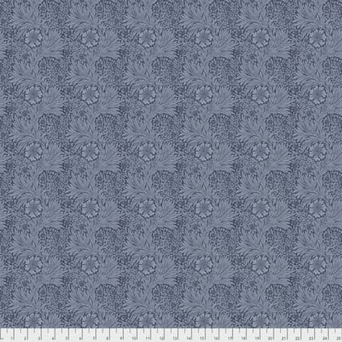 Fabric Marigold - Navy from Kelmscott Collection, Original Morris & Co for Free Spirit, PWWM006. NAVYX