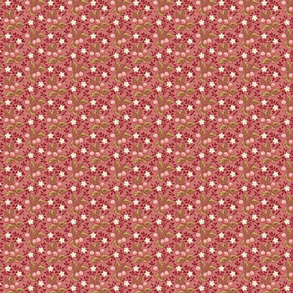 Quilting Fabric MEG'S BLOSSOM R570502 PINK by Marcus Fabrics from Back in the Day Collection.
