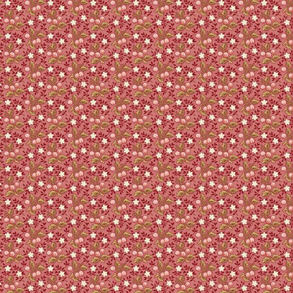 Quilting Fabric MEG'S BLOSSOM R570502 PINK by Marcus Fabrics from Back in the Day Collection.