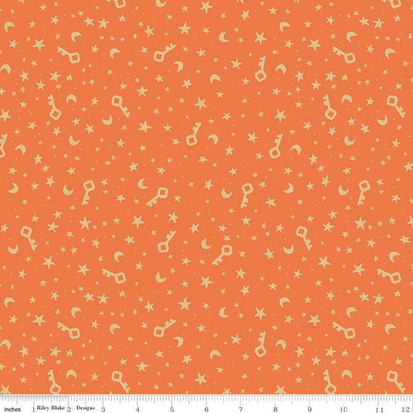 SC9086-ORANGE Quilting Fabric by Emily Winfield Martin from the Dream World Collection from Riley Blake Designs