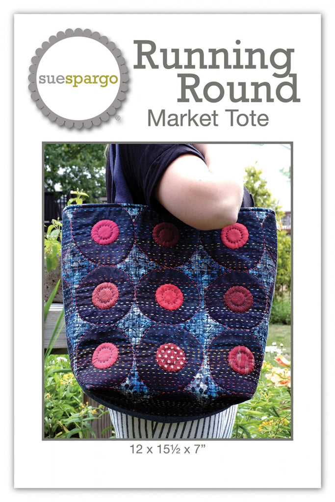 Running Round Market Tote Pattern # SS1012A by Sue Spargo