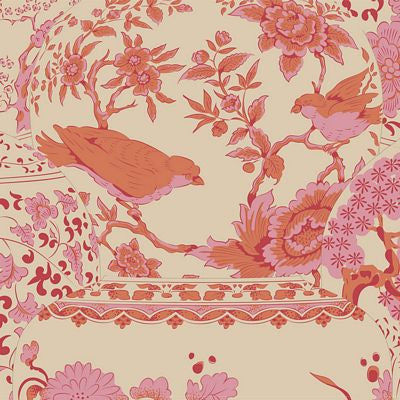 Fabric from Chic Escape Collection, VASE COLLECTION Pink TIL100460 from Tilda