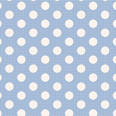 Fabric from Tilda, DOTs Collection, Medium Dots Blue 130002