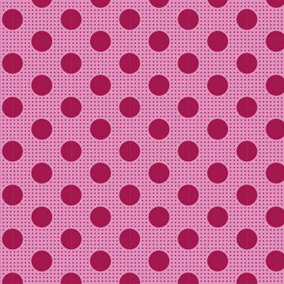 Fabric from Tilda, DOTs Collection, Medium Dots Maroon 130010