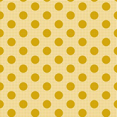 Fabric from Tilda, DOTs Collection, Medium Dots Flaxen Yellow 130029