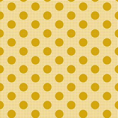 Fabric from Tilda, DOTs Collection, Medium Dots Flaxen Yellow 130029