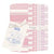 Fabric, 6 Fat 1/4s bundle (each 20x22") from Tilda, Tea Towel Basic Collection 300046 Red Plum