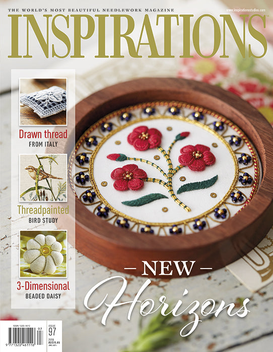 Inspirations - Embroidery Magazine from Australia, Issue #97, New Horizons.