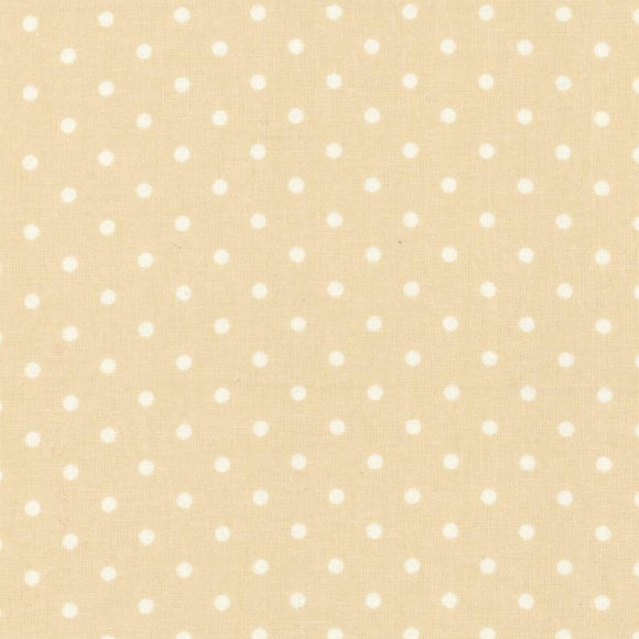 Quilting FABRIC from Lecien, DURHAM Collection 2019, #31930 -10, white  Polka Dots